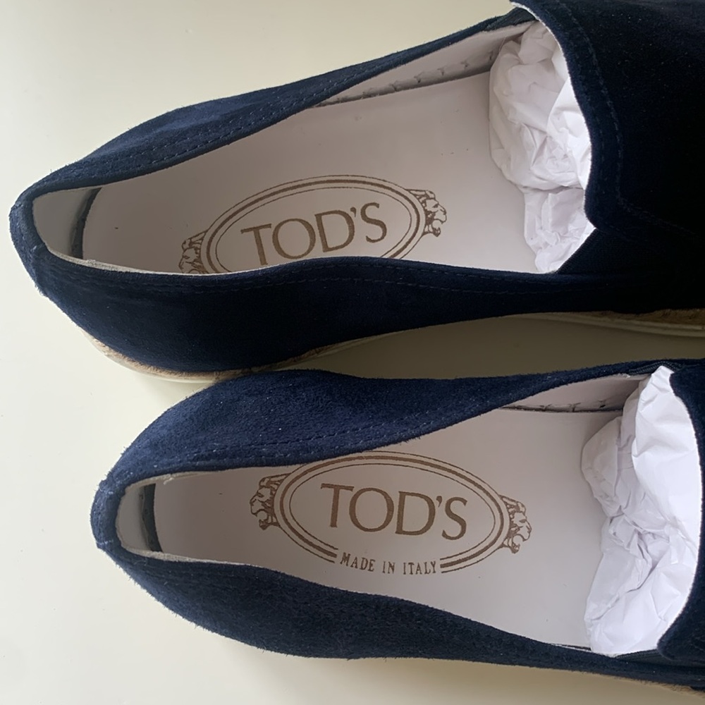 Tod's Navy Espadrilles - image 6